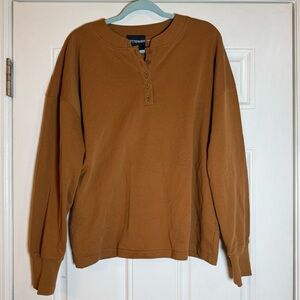Kittenish Sweater Color Brown Size Large. Pullover Excellent condition